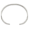 Sterling Silver Polished 6mm Cuff Bangle