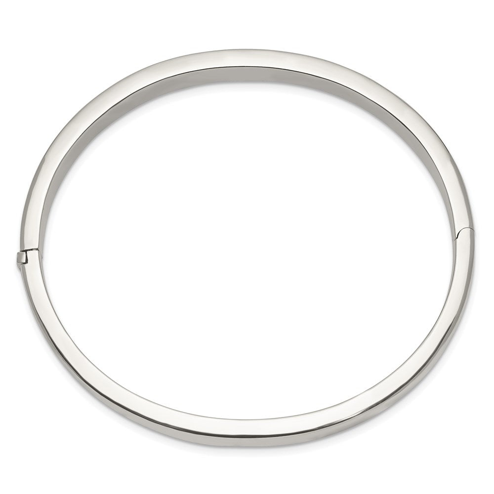 Sterling Silver Hinged Bangle