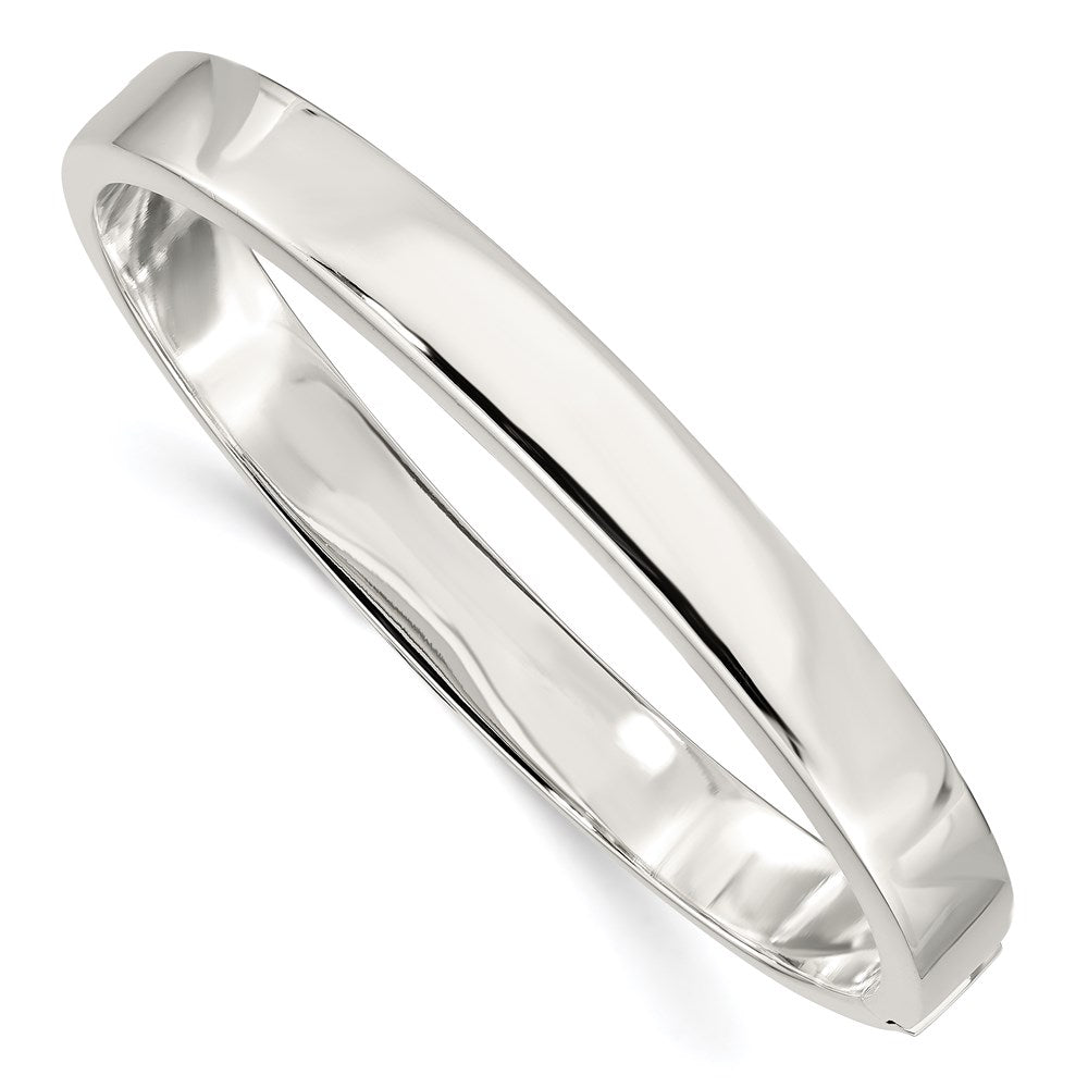 Sterling Silver Hinged Bangle