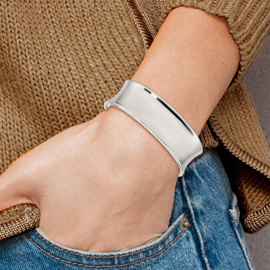 Sterling Silver Cuff Bangle
