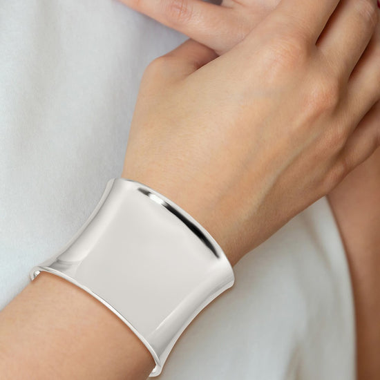 Sterling Silver Cuff Bangle