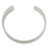 Sterling Silver Hammered Cuff Bangle