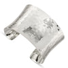 Sterling Silver Hammered Cuff Bangle