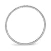 Sterling Silver CZ Slip-On Bangle