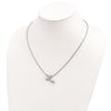 Landstrom's Mt. Rushmore Black Hills Sterling Silver 12K Gold Accents Frog Slide 20 inch Lobster Clasp Necklace