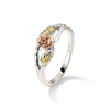 Landstrom's Mt. Rushmore Black Hills Sterling Silver 12K Gold Accents Rose Ring