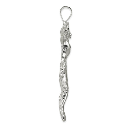 Sterling Silver Corpus (Crucified Christ) Pendant