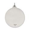 Sterling Silver Antiqued St. Christopher Medal