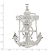 Sterling Silver Mariner Cross Pendant
