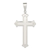 Sterling Silver Polished Cross Pendant