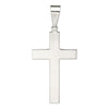 Sterling Silver Polished Cross Pendant