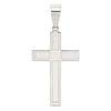 Sterling Silver Polished Cross Pendant