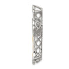 Sterling Silver Platinum-plated Plshed Gold-plated Vibrant CZ Cross Pendant