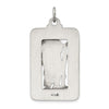 Sterling Silver Antiqued and Brushed St. Christopher Medal