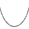 Sterling Silver Rhodium-plated 4.5mm Curb Chain