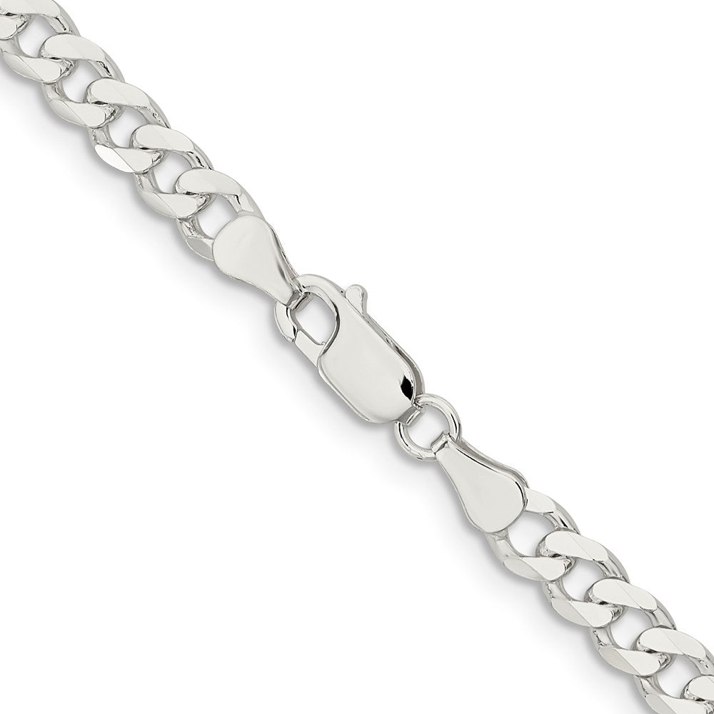 Sterling Silver Curb Chain — 5.7 mm