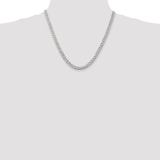 Sterling Silver Curb Chain — 5.7 mm