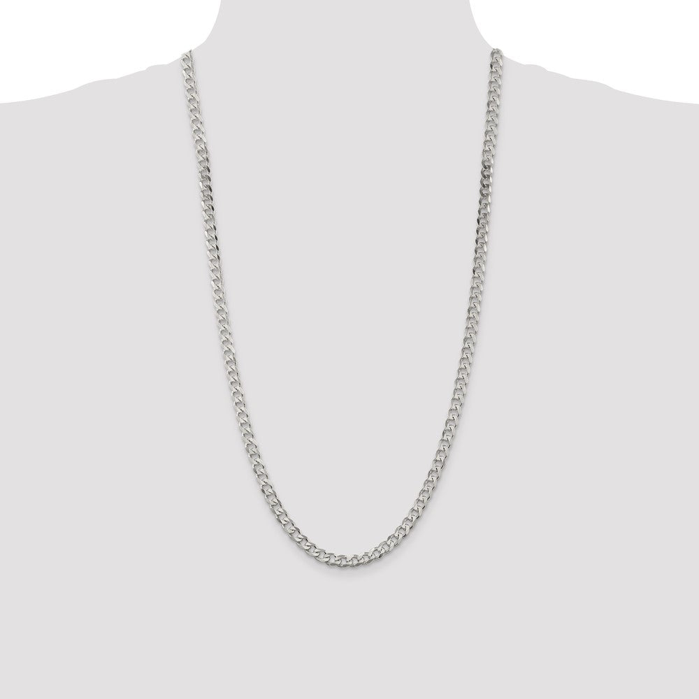 Sterling Silver Curb Chain — 5.7 mm