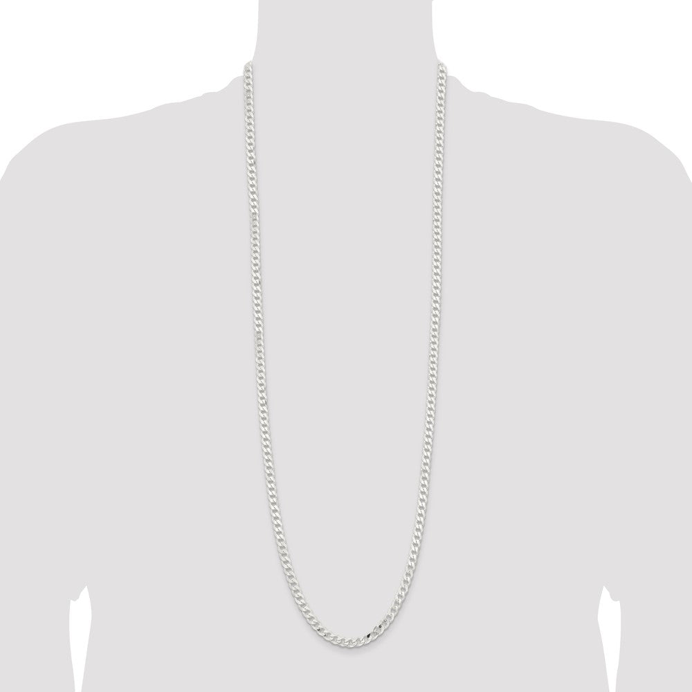 Sterling Silver Curb Chain — 5.7 mm