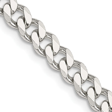 Sterling Silver Curb Chain — 5.7 mm