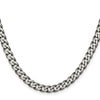 Sterling Silver Curb Chain — 6 mm