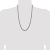 Sterling Silver Curb Chain — 6 mm