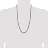 Sterling Silver Curb Chain — 6 mm