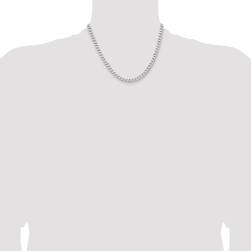 Sterling Silver Curb Chain — 5.7 mm