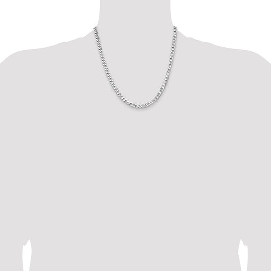Sterling Silver Curb Chain — 5.7 mm