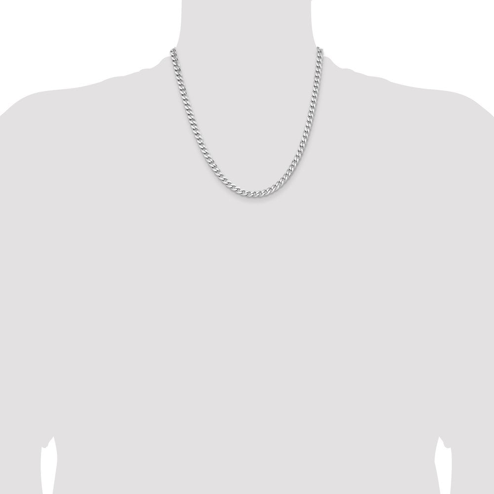 Sterling Silver Curb Chain — 5.7 mm