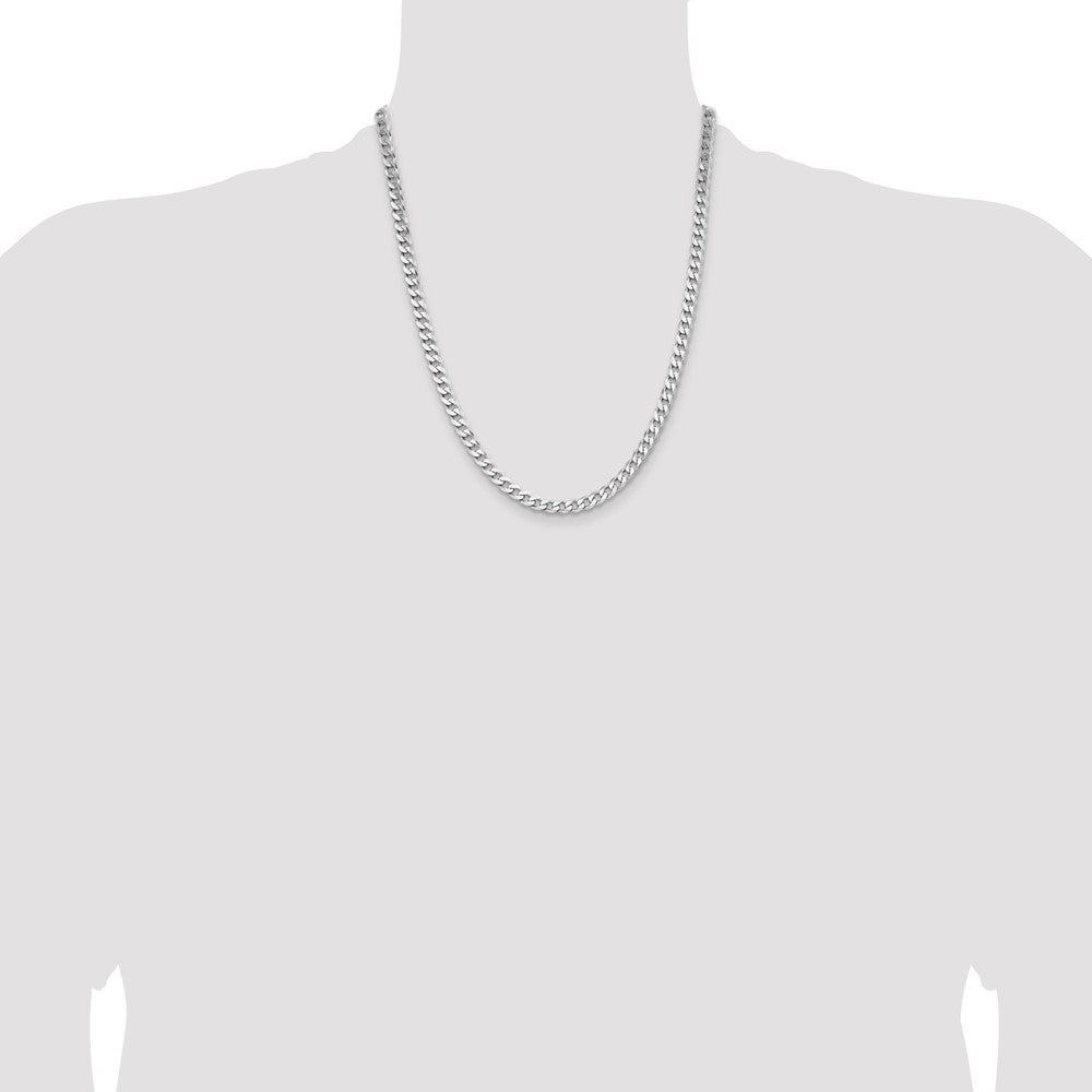 Sterling Silver Curb Chain — 5.7 mm