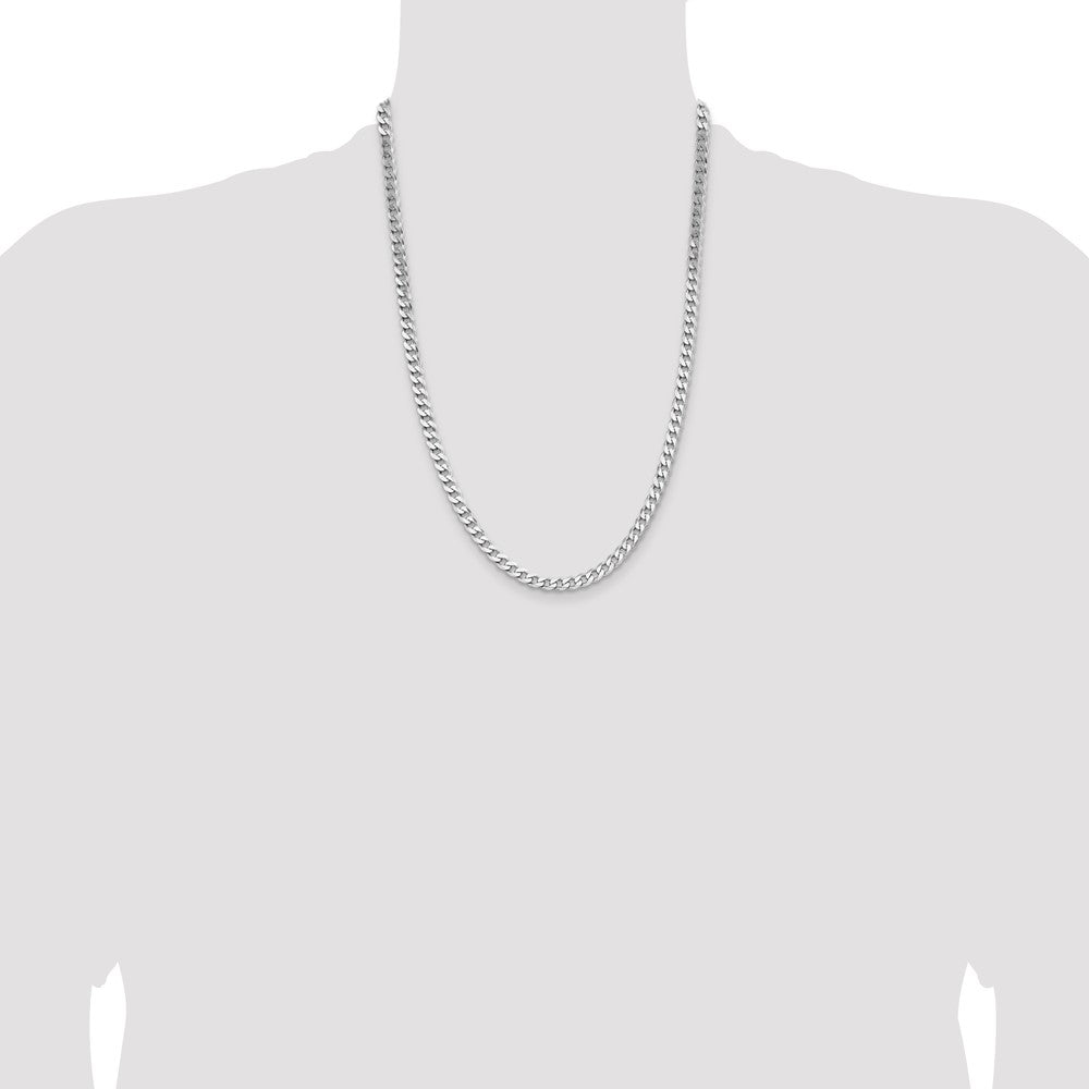 Sterling Silver Curb Chain — 5.7 mm