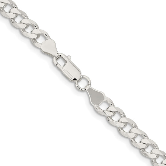Sterling Silver 6.5mm Curb Chain