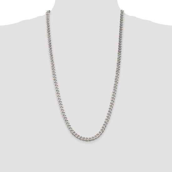 Sterling Silver 6.5mm Curb Chain