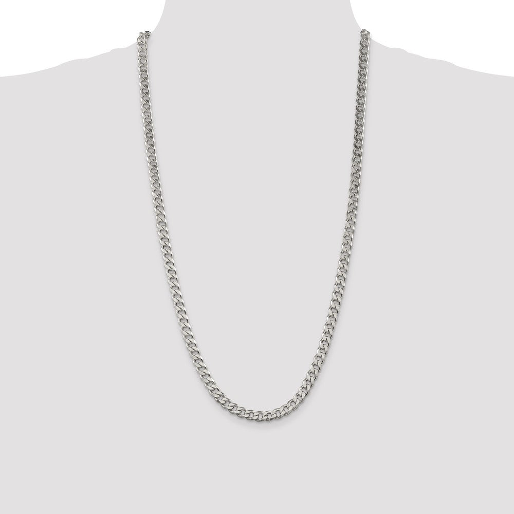 Sterling Silver 6.5mm Curb Chain