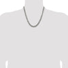 Sterling Silver Antiqued 6.5mm Curb Chain
