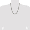 Sterling Silver Antiqued 6.5mm Curb Chain