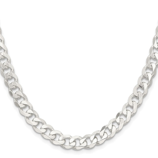 Sterling Silver 7.5mm Curb Chain