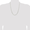 Sterling Silver 7.5mm Curb Chain