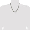 Sterling Silver Antiqued 7.5mm Curb Chain