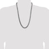 Sterling Silver Antiqued 8.3mm Curb Chain