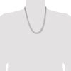 Sterling Silver Rhodium-plated 8.3mm Curb Chain