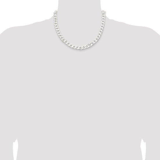 Sterling Silver 9.3mm Curb Chain