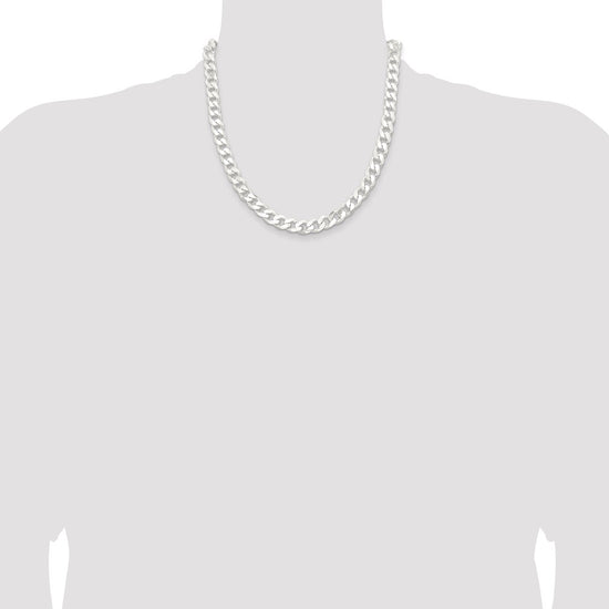Sterling Silver 9.3mm Curb Chain