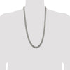 Sterling Silver Antiqued 9.3mm Curb Chain