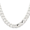 Sterling Silver Curb Chain — 11 mm