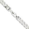 Sterling Silver Curb Chain — 11 mm