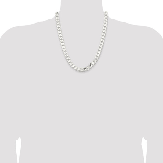 Sterling Silver 11mm Curb Chain