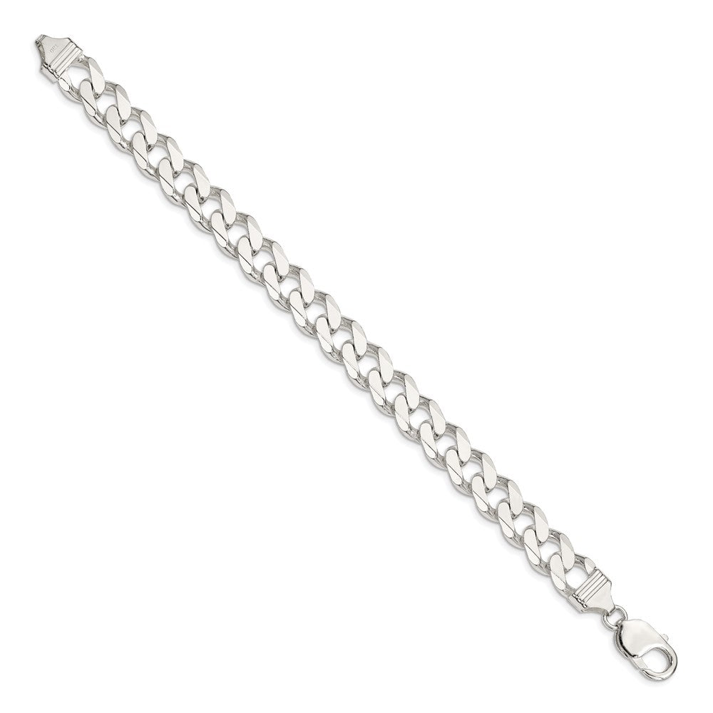 Sterling Silver Curb Chain — 11 mm