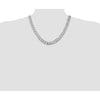 Sterling Silver Curb Chain — 11 mm